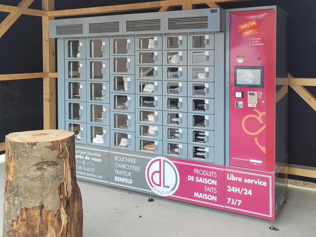 Distributeur automatique à casiers réfrigéré - boucher